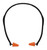 Walkers GWPPLGBND ProTek Ear Plug Band Foam 25 dB Behind The Neck OrangeBlack Adult - GWPPLGBND