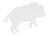 Birchwood Casey Bc-47709 Ar500 3/8" - Steel Centerfire Silhouette Target - BC-47709