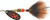 Mepps - Black Fury Dressed Trebl 1/6oz Fl Red Dot -