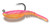 Vudu - Vudu Mambo Shrimp 3in 1/8oz 2pk Pink -