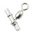 AFW - Brass Sleeve Swivels Ni 2/0 225lb 2.3mm 10pk - AFW - Brass Sleeve Swivels Ni 2/0 225lb 2.3mm 10pk -