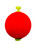 Betts - Weightd Snap Foam Round  1.75in Red 50bg -