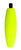 Betts - Cigar Peg Foam Float 2.5in Yellow 100bg -