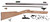 Traditions Krc53008 Deerhunter 50 Cal Percussion 24 Natural Stainless Octagon Barrel Unfinished Hardwood Stock Sidelock Action Lite Optic Sights - KRC53008