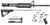 Delton Inc Rkt100mlok Rifle Kit 5.56 Nato Black - RKT100MLOK Delton Inc Rkt100mlok Rifle Kit 5.56 Nato Black - RKT100MLOK