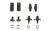KNS Precision, Inc. - Kns Snapfoot Q-chng Bipod Kit Harris - KNS