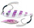 Ahi - Ikara Slow Pitch Jig - 40grams Psycho Mackerel -