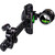 Axcel Driver Plus Slider Sight w/AVX-31 Scope Stealth BH .019 Green and Red Fiber Ranger Pin LH - ADVP-SR19-3ABSL