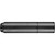 Dead Air Wolfman 9mm w/Direct Thread 1/2-28 Mount Black - WOLFMAN