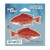 Salty Bones SBMPF2505 Mini Decal - Red Snapper - SBMPF2505