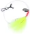 Sea Striker N8955-FY Fluke Rig 2/0 - Wide Gap Spinner 3Way Yel Bucktail - N8955-FY