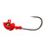 Fathom JH01-1/8-RED Pro-Select Jig - Head 1/8oz Red, 4 pack - JH01-1/8-RED Fathom JH01-1/8-RED Pro-Select Jig - Head 1/8oz Red, 4 pack - JH01-1/8-RED