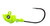 Fathom JH01-1/4-CHRT Pro-Select Jig - Head 1/4oz Chartreuse, 4 pack - JH01-1/4-CHRT Fathom JH01-1/4-CHRT Pro-Select Jig - Head 1/4oz Chartreuse, 4 pack - JH01-1/4-CHRT