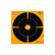 Allen 15255 EZ Aim Adhesive Splash - 6" Bullseye, 12 Pack - 15255