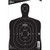 Allen 15447 Ez Aim Paper Silhouette - Target, 12 X 18 Black & White - 15447