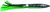 Sea Striker BHS610-GBK Bulbhead - Squid Skirt, 6", Green/Black - BHS610-GBK