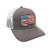 Calcutta BR241649 US Flag Hat Grey - with White Mesh Adjustable back - BR241649