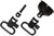 Uncle Mike's 18002 Sling Swivel Cap - Set QD REM 870 EXP Internal Ratchet - 18002