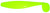 Blue Water Candy 06709 Shad Body - 6", Chartreuse, 25/Pack - 6709