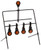 Allen 15285 Ez-Aim Steel Resetting - Target Rimfire & Air Guns, Black/Red - 15285