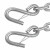 T&H Marine - Safety Chain W/keep Hook - 1/4x32in 3800lbs -
