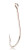 Mustad - Oshaughnessy Hook - Duratin Sz1 8pk -
