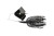 Boogerman - Reflex Metal Flake Buzzbait - 3/8oz Black Plague Blk Ni -