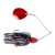Booyah - Covert Night Spinnerbait - 3/4oz Red/blk Co-black - BYCVS34RBC732