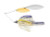 War Eagle - Nickel Frame Spinnerbait - 3/8oz Wl/wl Sexy Pur Shd -