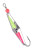 Clarkspoon - Clarkspoon Flashspoon - 6/0 Silver/chart&pink Tape -