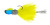 1 Standard 1/8oz 2pk Minno Hair Sickle Jig - BlueCharty 1 Standard 1/8oz 2pk Minno Hair Sickle Jig - BlueCharty