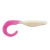 4" Culry Shad Walleye 10ct - White Pink Tail