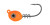 1Standard - 1Standard 1/16oz Dock Shooter Jighead 3pk - Orange