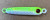 Al Gag's Fishing The Al Around Spoon - 1/2 oz White and Candy Green