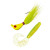Arkie Ocean Logic Bucktail Striper Jigs with Tails 1oz - Chartreuse