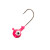Arkie Double Eye Painted Jig Heads 10pk 1/8oz - #4 - Pink