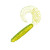 Arkie 5" Curl Tail Grubs 10pk - #124 - Chart Glitter