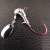Horse Head 1/16oz #4 red sickle 5/pkg plain