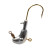 B and B Baits - 1/8 oz Horse Head Crappie Jig - Yellow/ Black/ Yellow