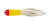 Big Bite Baits 1.5" Three Color Tube 10pk - Red/Yellow/White