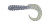 Big Bite Baits 3" Curl Tail Grub 10pk - Smoke Silver