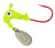 Blakemore Road Runner Collar Bleeding Hook 1/16oz 4/pk - Chartreuse