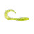 Bobby Garland 2" Hyper Grub 18pk - Chartreuse Silver