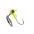 Bonehead BX Bladed Jig Heads 1/32oz Chartreuse 4pk
