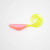 Crappie Slammers 10ct Grub Shad - Pink Lemonade