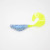 Crappie Slammers 10ct Grub Shad - Sapphire Ghost