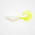 Crappie Slammers 10ct Grub Shad - White Pearl Chartreuse Sparkle