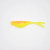 Crappie Slammers 12ct Split Shad - Orange Glow Chartreuse