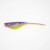 Crappie Slammers 12ct Straight Shad - Purple Chartreuse Sparkle