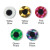 Do-It Molds - Stick-On Lure Eyes 3/32" White Glow - 240ct